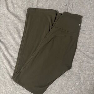 Olive Green flare Leggings